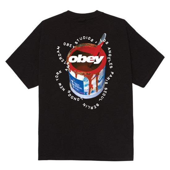 Obey Ανδρική κοντομάνικη μπλούζα Real Spill Tee